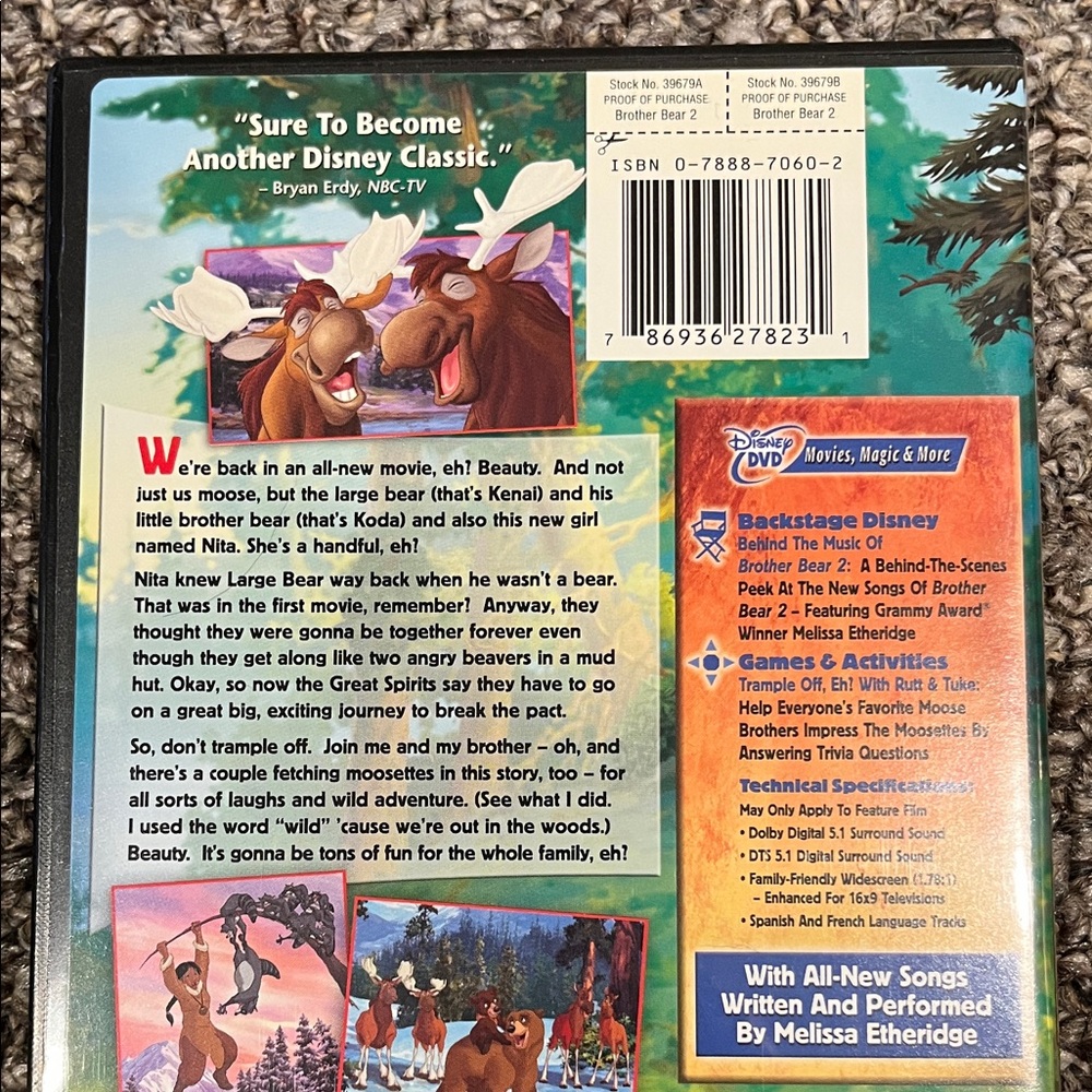 Brother Bear 2, Walt Disney DVD - Picture 4 of 8